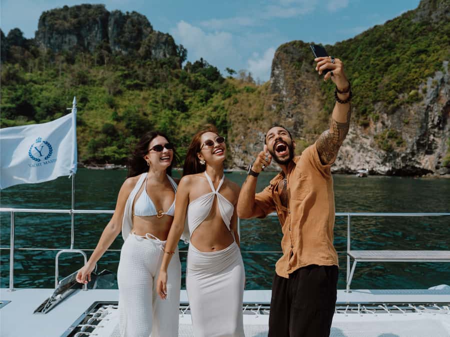 Krabi: 4 Island Premium Yacht with Snorkeling & Clear Kayak - Chicken Island and the classic Krabi view