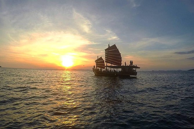 Krabi 4 Island Sunset Snorkeling Cruise + Bioluminescent Swim - Poda Island, buffet dinner, and the Andaman sunset