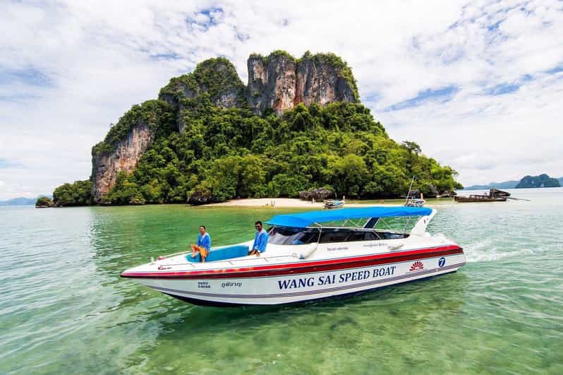 Krabi: 4 Island Whirlwind Tour with Caves, Sandbars & Reefs - Speeding along Krabi’s limestone coast