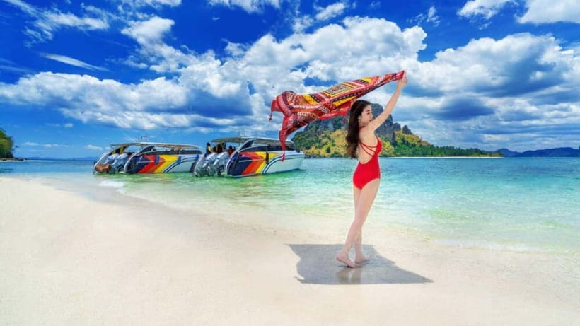Krabi: 4 Islands and Caves Boat Tour with Lunch - Phra Nang Cave and the shrine