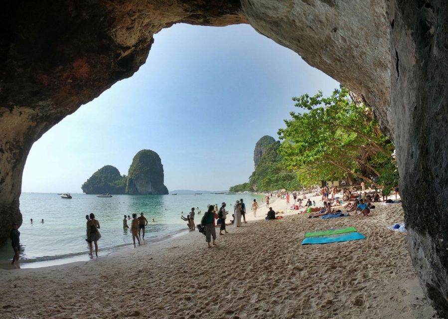 Krabi: 4 Islands & Krabi's Separated Sea Longtail Boat Tour - Poda Island brings sand, palms, and lunch