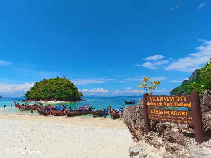 Krabi: 4 Islands Longtail Boat Tour with Lunch - The 25-minute ride to Poda Island