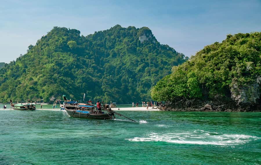 Krabi: 4 Islands Private Longtail Boat Tour - Poda Island, the relaxed first beach stop
