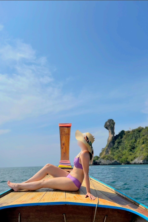 Krabi: 4 Islands - Private tour by Longtail boat - Chicken Island: the most distinctive first sight