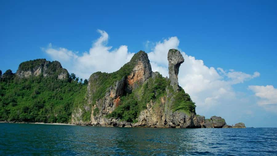Krabi: 4 Islands Private Trip by Speedboat - Chicken Island and its coral reef