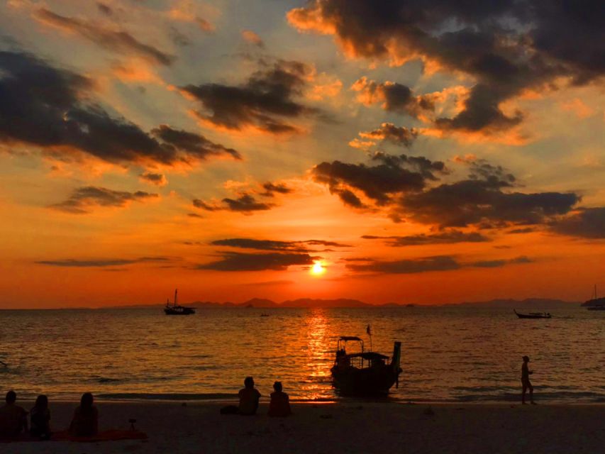 Krabi: 4 Islands Sunset Longtail Boat Tour with BBQ Dinner - Thale Waek and the rare sandbank crossing