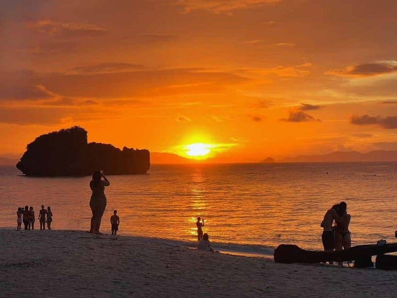 Krabi: 7 Islands Sunset Hopping Cruise with BBQ & Plankton - Phra Nang Cave and Beach: an easy first stop