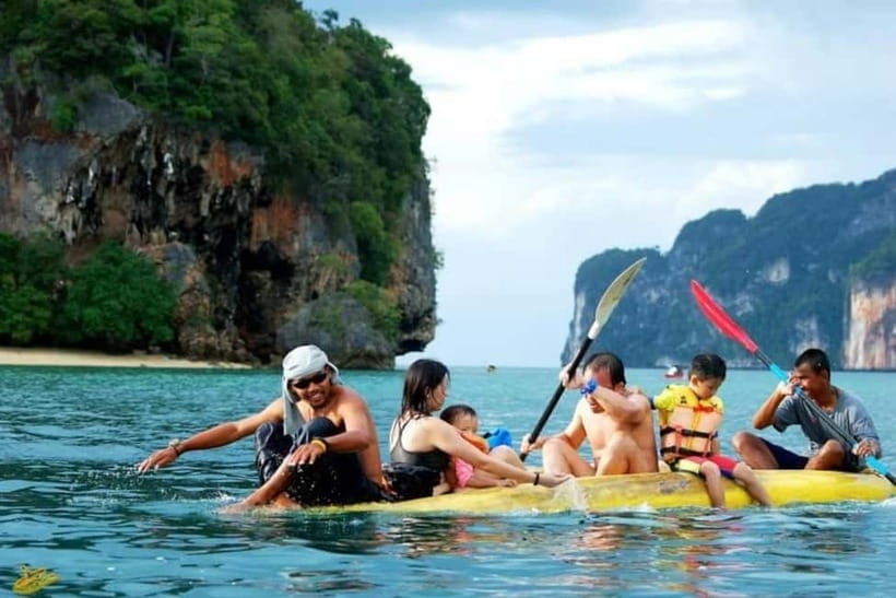 Krabi: Hong Island with Kayaking by speedboat - Pakbia Island and its low-tide sandbars
