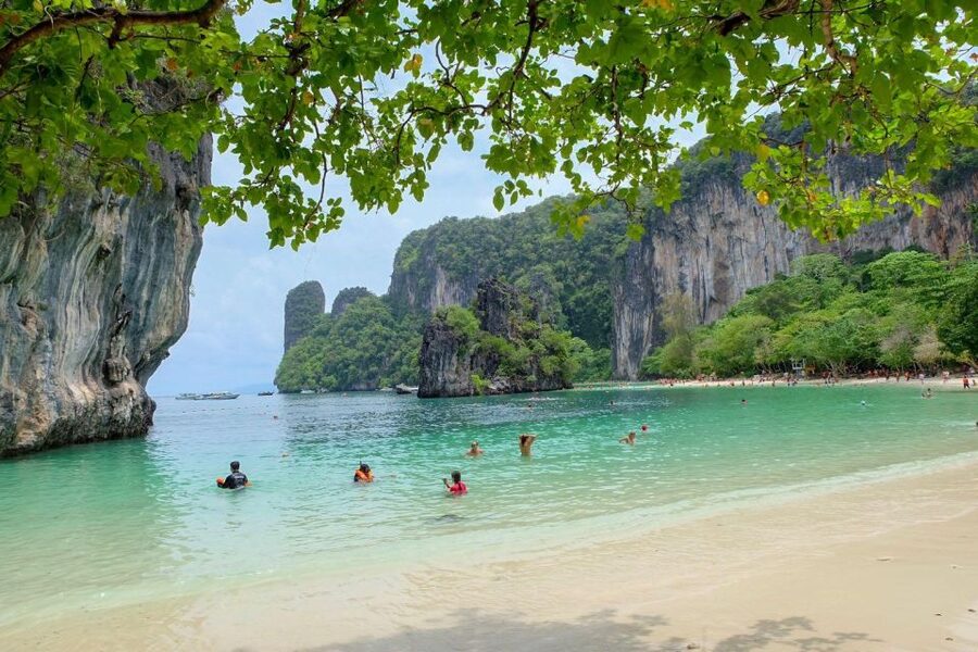 Krabi: Hong Islands Day Tour by Longtail Boat - Hong Island: beach time, lunch, and the steep viewpoint