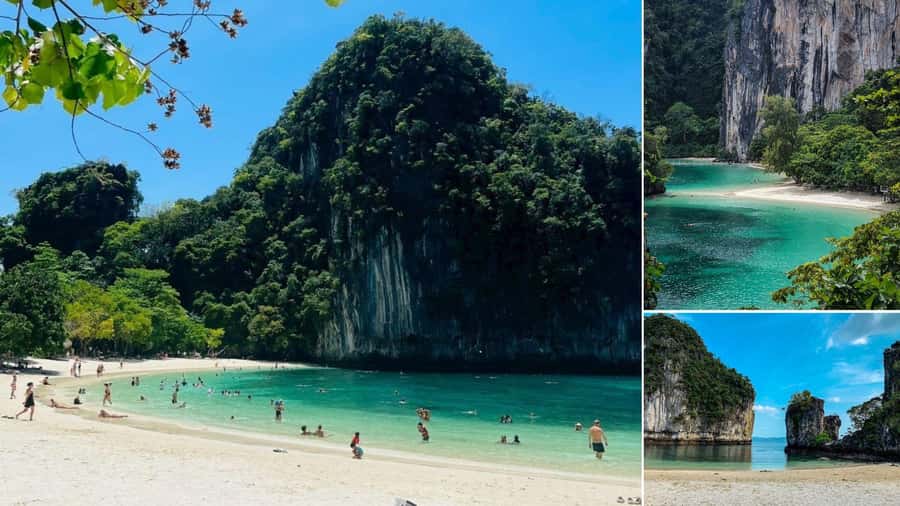 Krabi: Hong Islands Full-Day Private Speedboat Charter Tour - Daeng Island begins with red rock and clear water