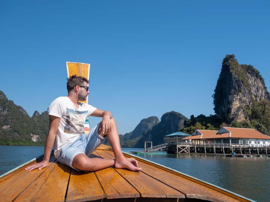 Krabi: James Bond Island Tour & Phang Nga by Longtail Boat - Wat Suwan Khuha and the Monkey Cave