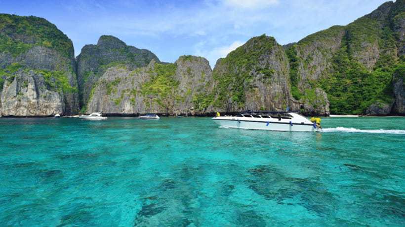 Krabi Phi Phi & Bamboo Island One Day Tour By Speed Boat - Open-water snorkeling at Hin Pae