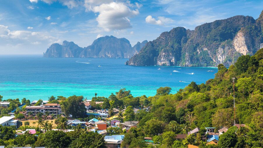Krabi Phi Phi & Bamboo Island One Day Tour By Speed Boat - Pileh Lagoon brings the biggest cliff views
