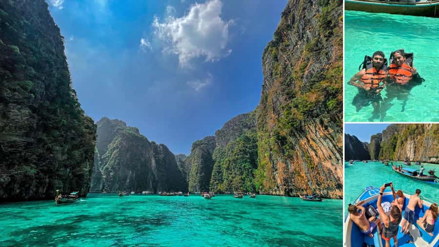 Krabi: Phi Phi Early Bird & 4 Island by Speedboat with Lunch - Key points at a glance