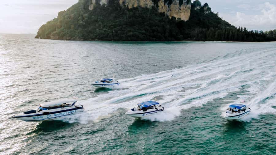 Krabi: Phi Phi Early Bird & 4 Island by Speedboat with Lunch - Lunch and free time on Phi Phi Don