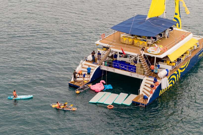 Krabi: Phi Phi Island Luxury Sunset Cruise by Meka Catamaran - Phi Phi, Viking Cave, and Tonsai Bay