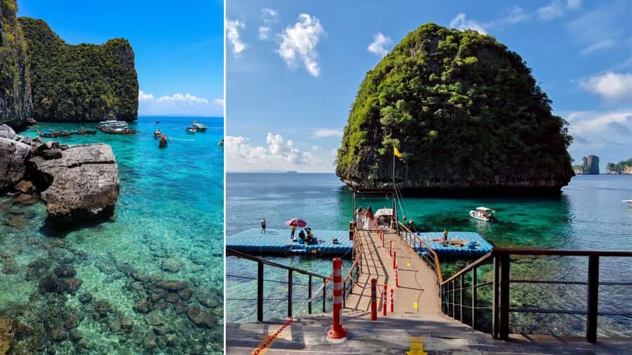 Krabi: Phi Phi Islands Full-Day Private Speedboat Charter - Monkey Beach is a passing view, not a beach break