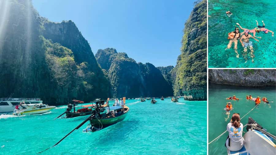 Krabi: Phi Phi Islands Full-Day Private Speedboat Charter - Bamboo Island gives you the longest beach stop