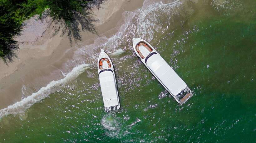 Krabi: Phi Phi Islands Speedboat Tour with Buffet Lunch - Bamboo Island, the final long beach stop