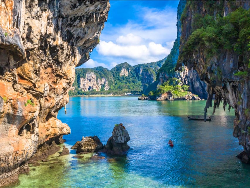 Krabi: Premium 4-Island Day Trip by Longtail Boat with Lunch - Phra Nang Cave Beach and Railay’s limestone walls