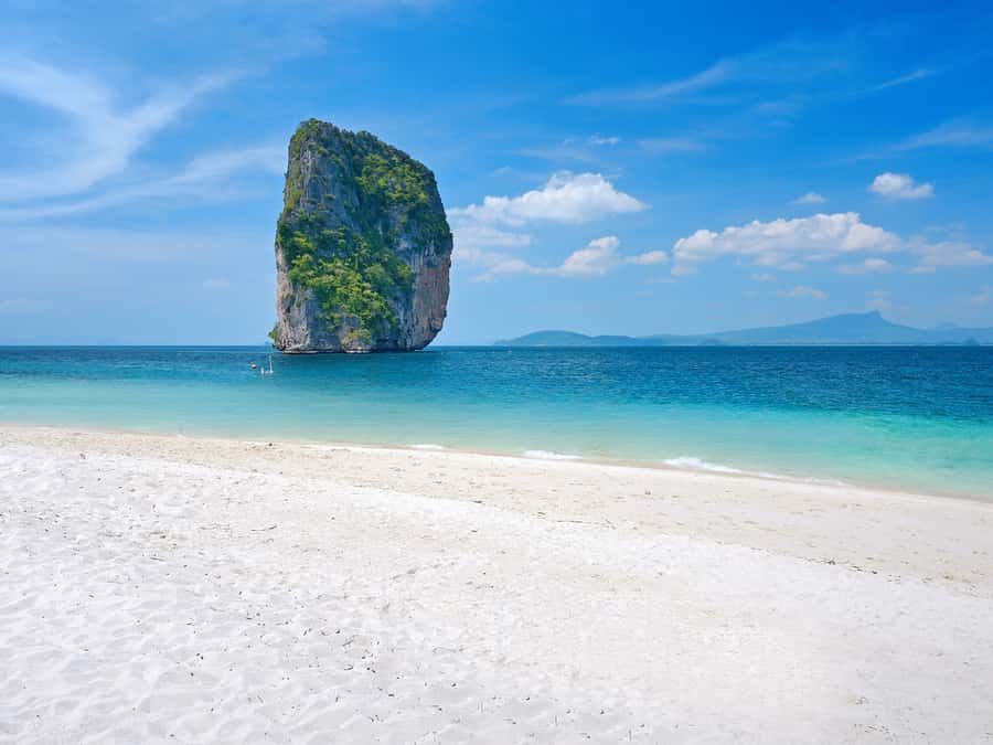 Krabi: Private 4 Islands Longtail Boat Tour With Cave Visit - Ko Poda, the easiest place to relax
