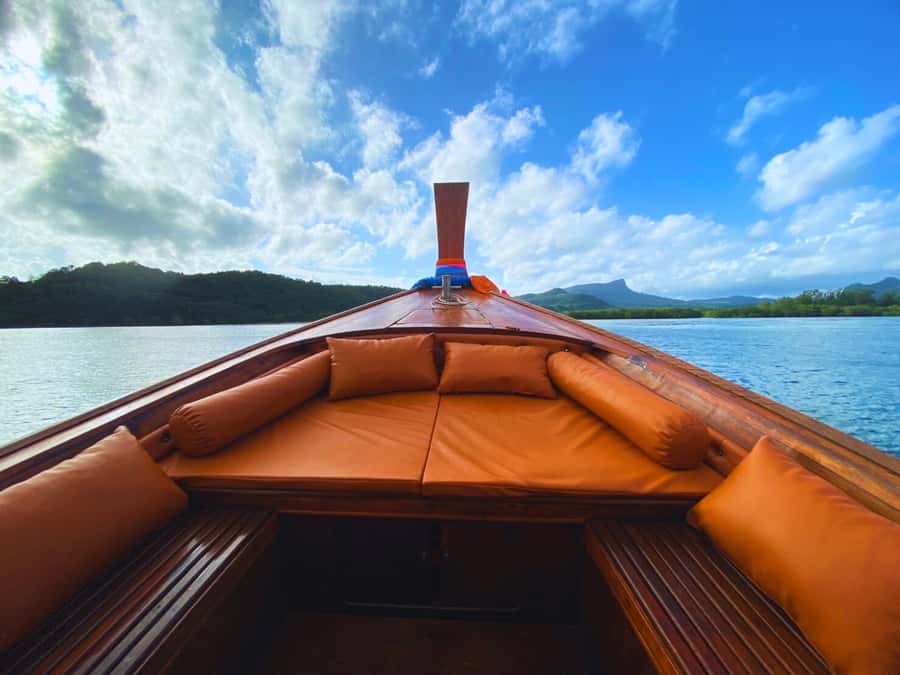 Krabi: Private 4 Islands Longtail Boat Tour With Cave Visit - What the private boat feels like