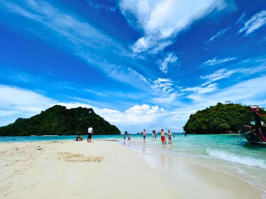 Krabi: Private 4 Islands Longtail Boat Tour With Cave Visit - Phra Nang Beach and the sacred cave