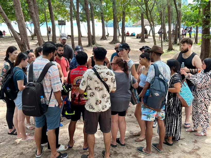 Krabi: Twilight Treasure Hunt – 7 Island Speedboat Adventure - Chicken Island is made for the camera