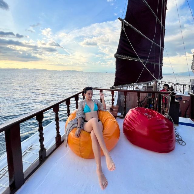 Krabi: Wonderful 4 Islands with Sunset Cruising Dinner - Chicken Island: a second chance to swim