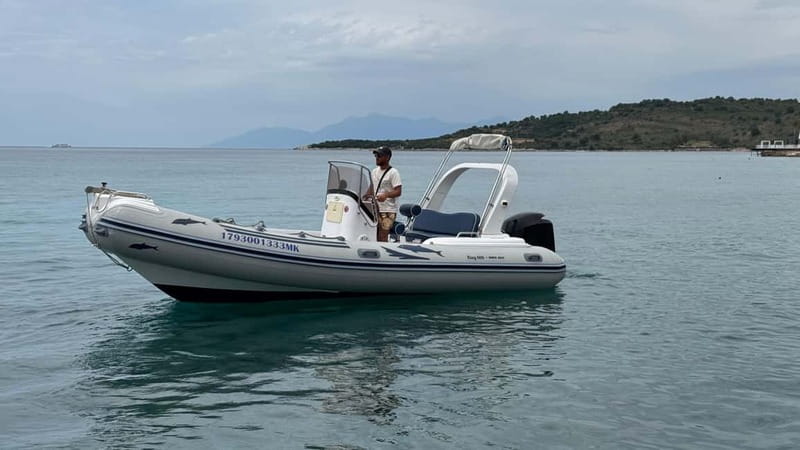 Ksamil: Boat Trip To 5-Islands Of Ksamil & Twin Islands - A fast ride before the beach time