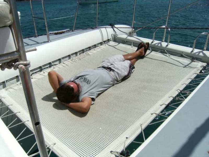 Lobos Island: 4-Hour Catamaran Trip with Lunch - Swimming, snorkeling, and paddleboarding from the catamaran