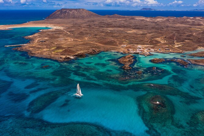 Lobos Island Half-Day Sailing Tour with Lunch - Lobos Island from the sea, not a full walking tour
