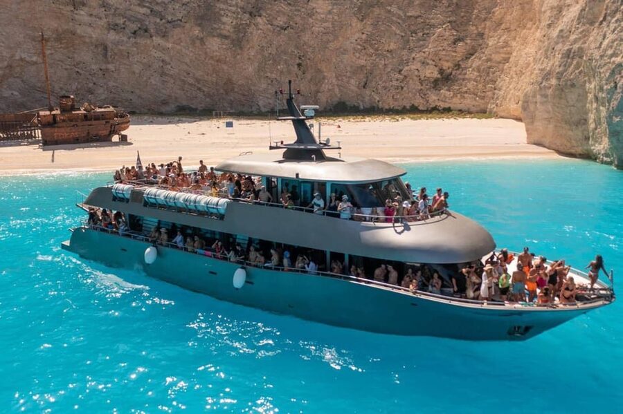 Luxury Boat Trip to Symi Island with Swimming at St. George - The boat ride from Rhodes to St. George’s Bay