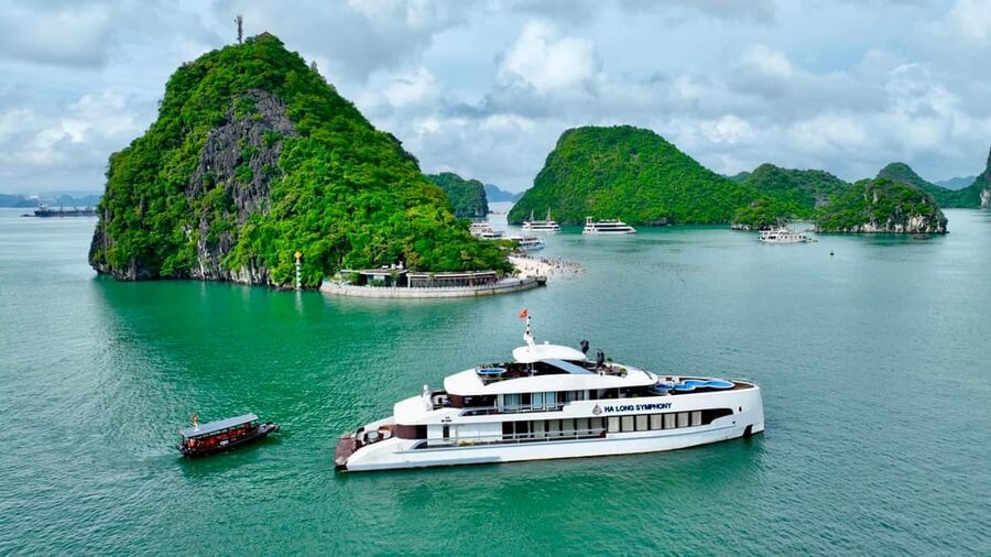 Luxury Ha Long Symphony Day Cruise With Lunch, Cave & Island - Getting to Halong International Cruise Port by 10:00 AM