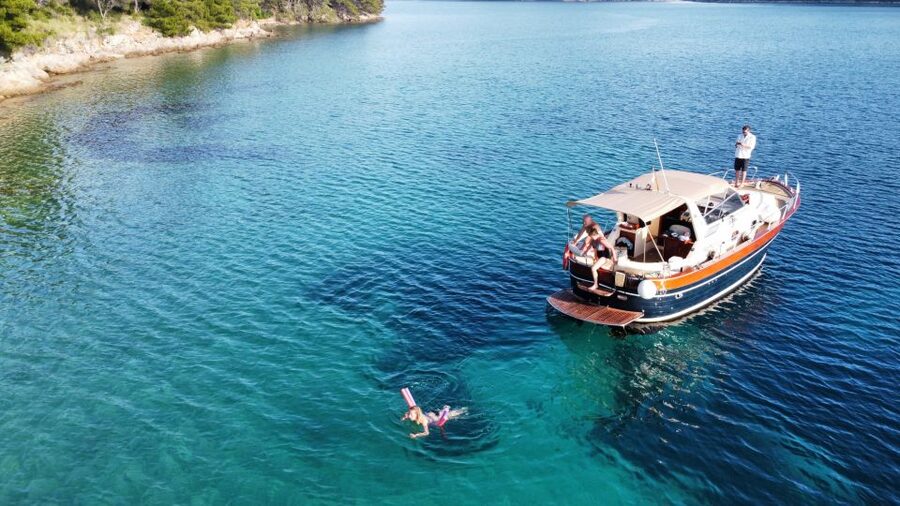 Luxury Private Boat Tour to Elaphiti Islands (4 hours) - The blue cave and the best swimming stops