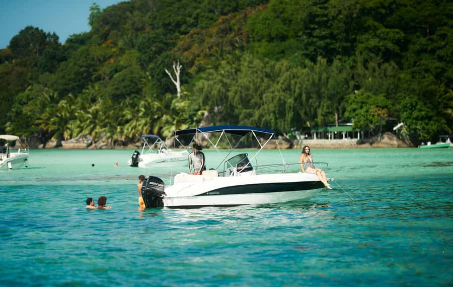 Mahe Island Private Boat Rental ~ Captain Your Own Adventure - A small boat and a large amount of freedom