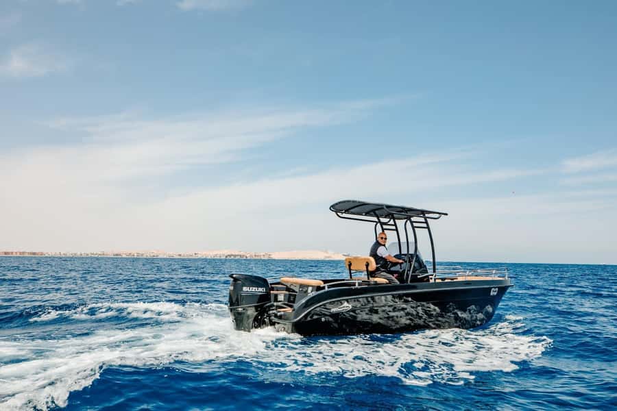 Makadi: Giftun Island Speedboat Cruise to Orange Bay & Lunch - Key points at a glance