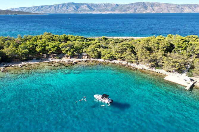 Makarska: 3-Island Speedboat Tour with Cave and Blue Lagoon - Zečevo islet and its blue lagoon