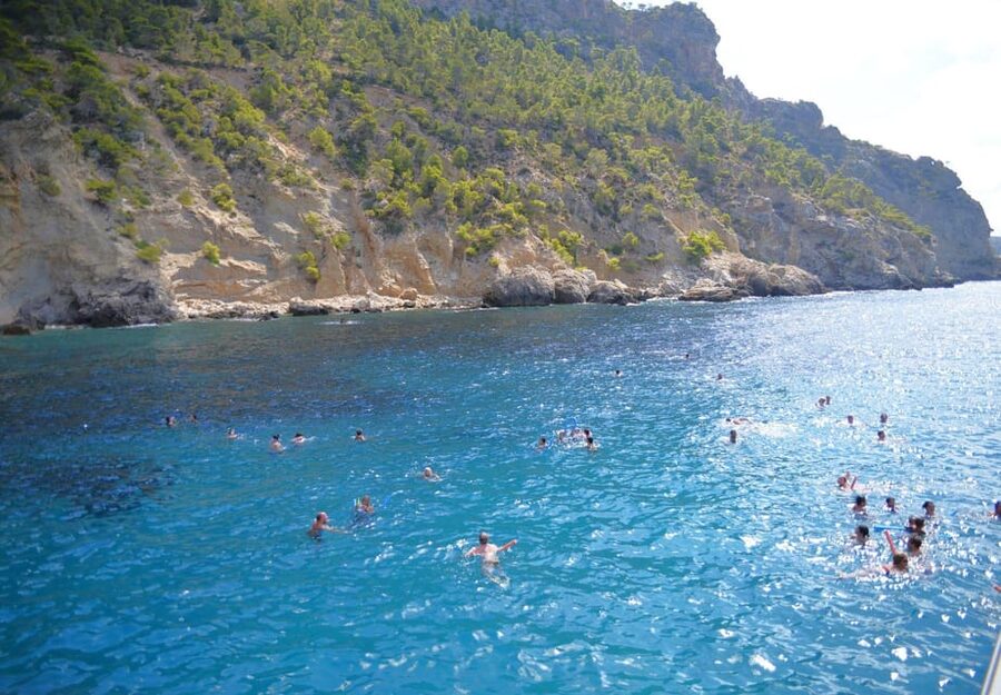 Mallorca: 2-Hour Coastline & Malgrat Islands Catamaran Tour - Families, couples, and solo visitors