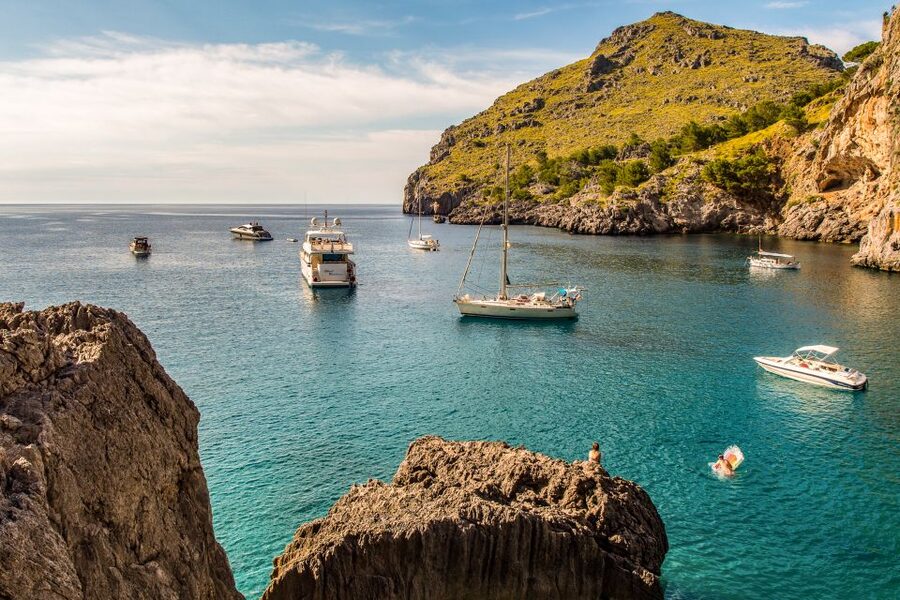 Mallorca: Island Trip by Train, Tramway, and Boat - The coastal boat to Sa Calobra