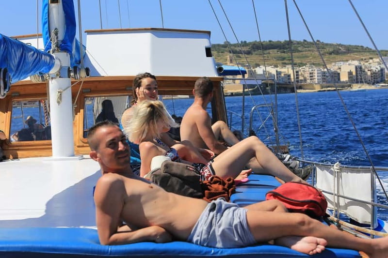 Malta: Gozo, Comino Island and Blue Lagoon Cruise - A six-and-a-half-hour route from Bugibba