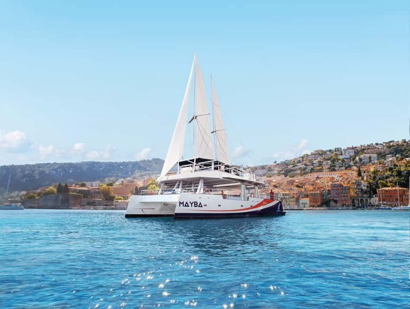 Marina Baie des Anges: Day trip with lunch on the Lérins Islands by catamaran - Lunch between the islands, with wine and an aperitif