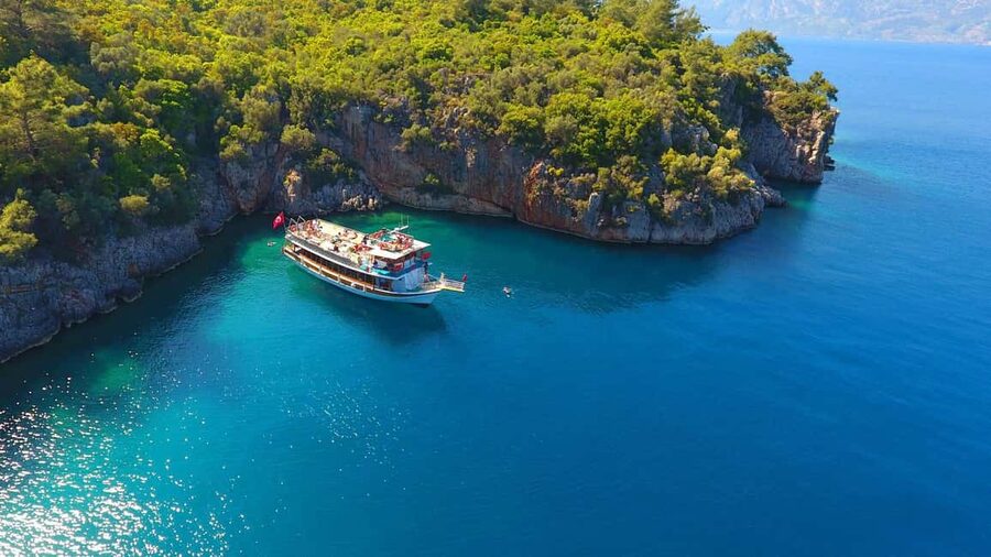 Marmaris: Bays Islands Boat Trip w/Lunch & Unlimited Drinks - Phosphorus Cave and the First Swim