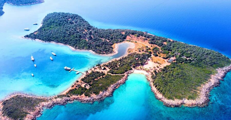 Marmaris Cleopatra Island Boat Tour with Lunch & Soft Drinks - From Marmaris to Çamlı Harbor in 30 Minutes