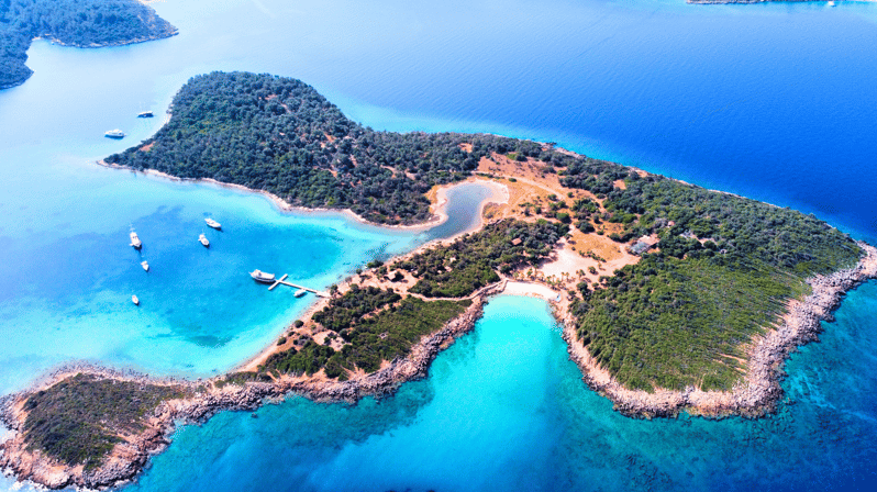 Marmaris Cleopatra Island Boat Tour with Lunch & Soft Drinks - Lunch on the Boat, With a Small Question Mark