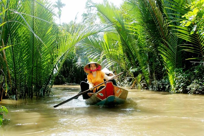 Mekong Delta 4 Islands, TukTuk, Boat, Try Khot Cake Local Cooking - Coconut candy, honey tea, and tropical fruit