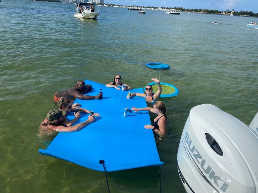 Miami: 4-Hour Island Hopping Boat Trip with Water Toys - Haulover Sandbar for swimming and sun