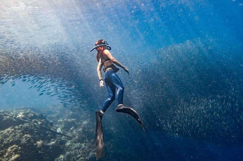 Moalboal: Scuba Diving and Pescador Island Hopping - The boat ride toward Pescador Island