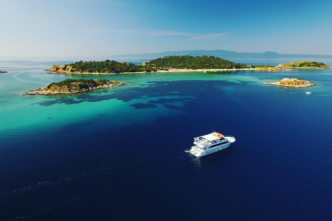 Mount Athos & visit Ammouliani's island (mixed cruise) - The glass-bottom boat and marine life