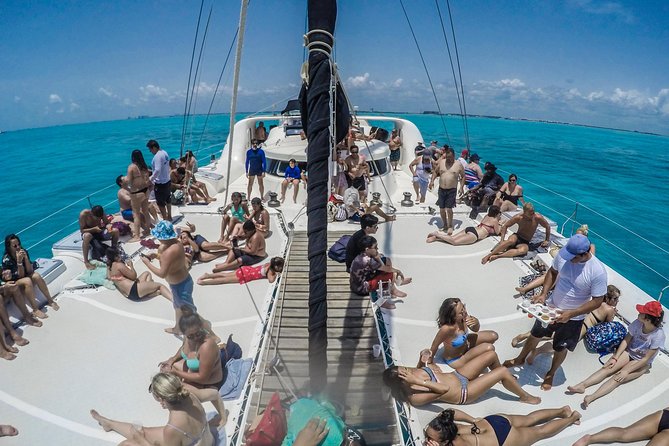 Mujeres Island Tour by Catamaran from Cancun City - Setting sail from Playa Langosta